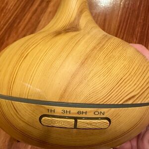 Cool Mist Oil Diffuser Wood grain with cord